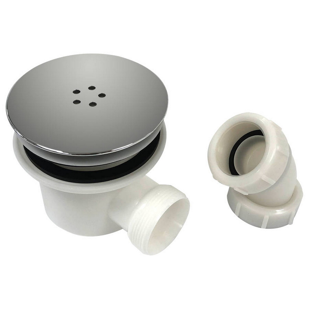 Scudo 90mm Fast Flow Shower Tray Waste with Chrome Cover