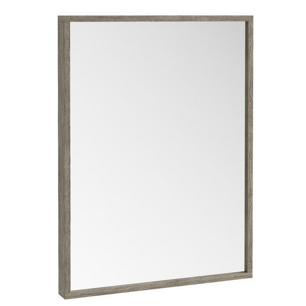 Scudo Ambience 800 x 600mm Mirror in Grey Oak (1)