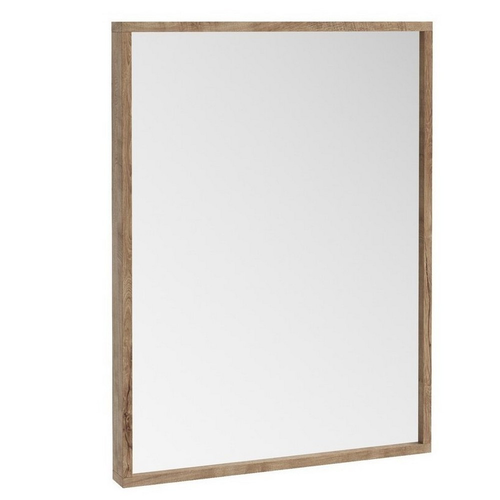 Scudo Ambience 800 x 600mm Mirror in Rustic Oak (1)