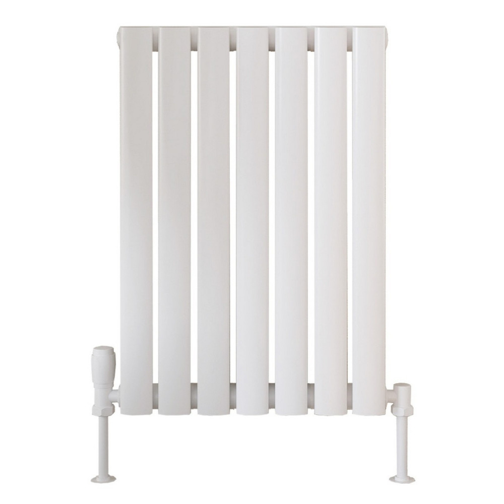 Scudo Apex 600 x 413mm Horizontal Single Designer Radiator in White