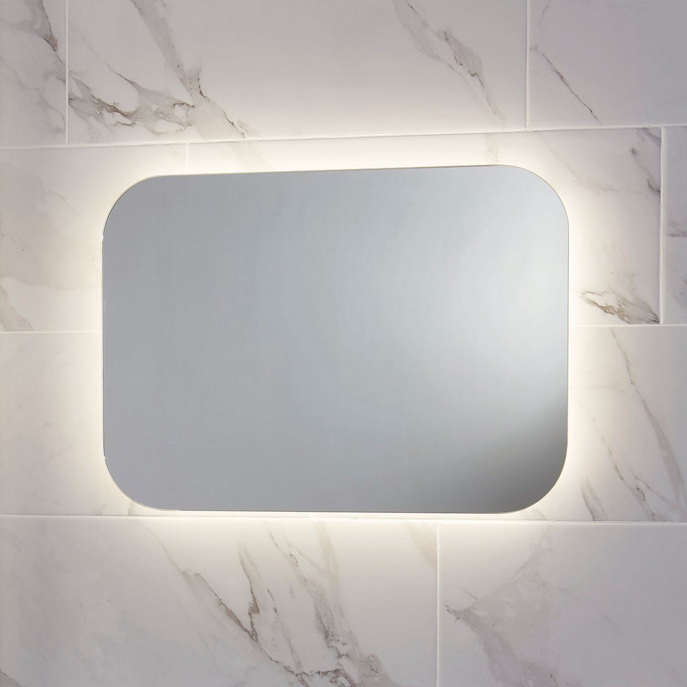Scudo Aura LED 600 x 1200mm Mirror with Demister Pad and Shaver Socket (1)