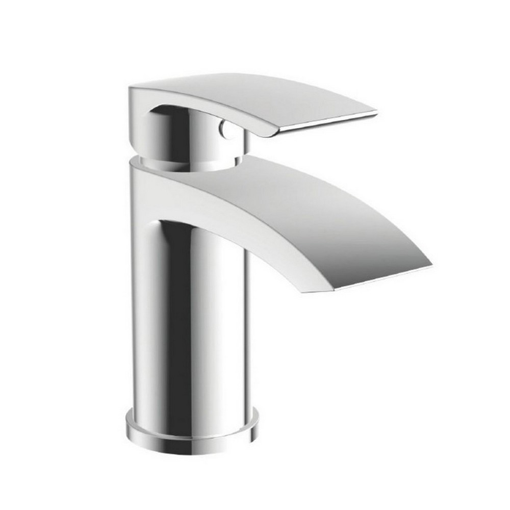 Scudo Belini Mono Basin Mixer with Push Waste in Chrome