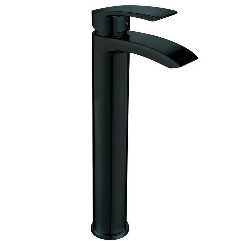 Scudo Belini Tall Mono Basin Mixer in Black