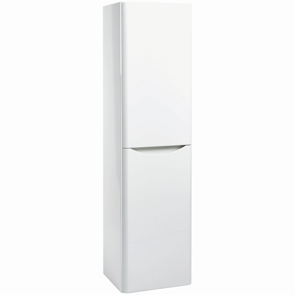 Scudo Bella 400mm Tall Boy Cabinet in High Gloss White