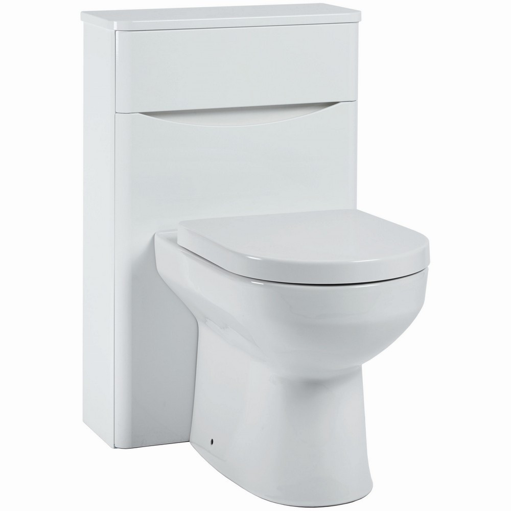 Scudo Bella 500mm WC Unit in High Gloss White