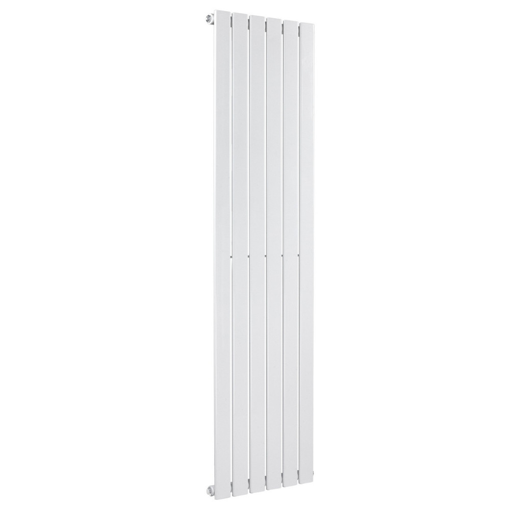 Scudo Bravo 1600 x 408mm Vertical Single Designer Radiator in White
