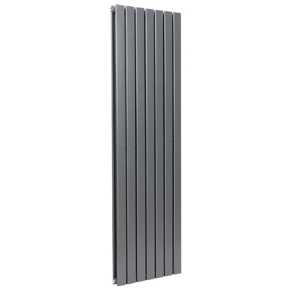 Scudo Bravo 1600 x 476mm Vertical Double Designer Radiator in Anthracite
