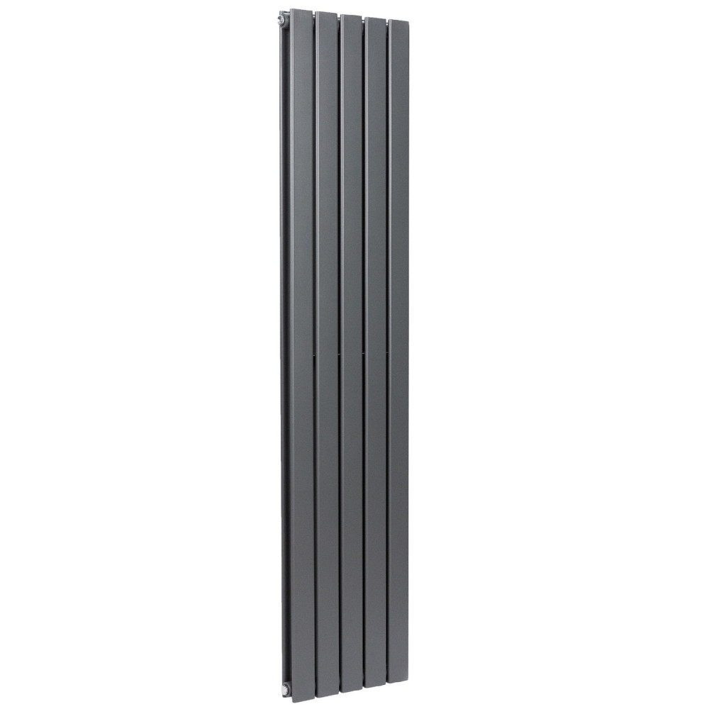 Scudo Bravo 1800 x 340mm Vertical Double Designer Radiator in Anthracite