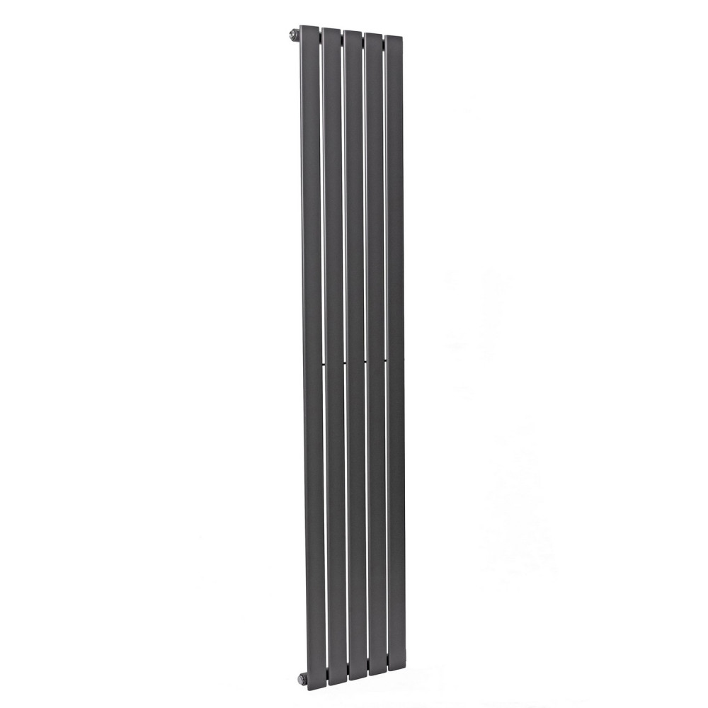 Scudo Bravo 1800 x 340mm Vertical Single Designer Radiator in Anthracite