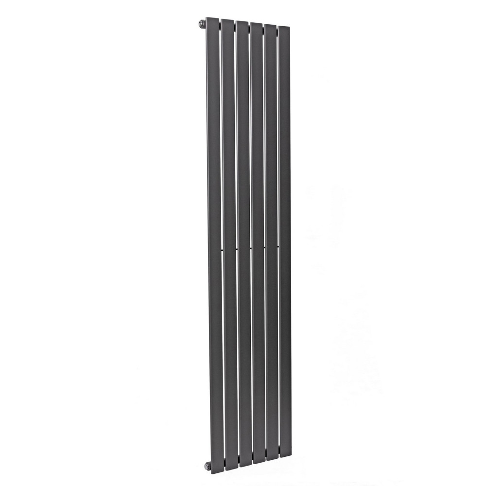 Scudo Bravo 1800 x 408mm Vertical Single Designer Radiator in Anthracite