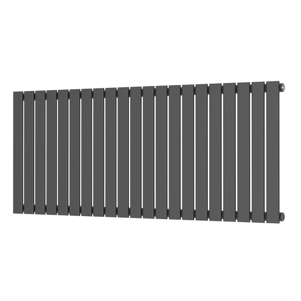 Scudo Bravo 600 x 1430mm Horizontal Single Designer Radiator in Anthracite
