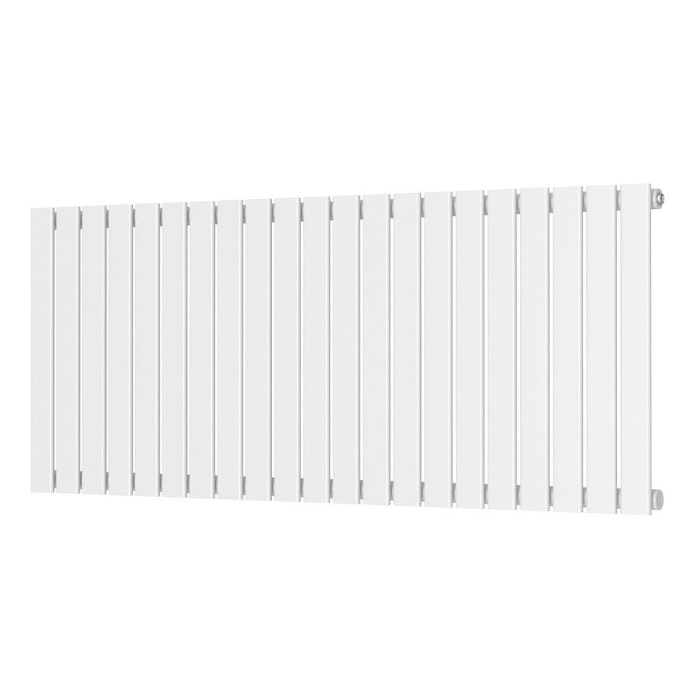 Scudo Bravo 600 x 1430mm Horizontal Single Designer Radiator in White