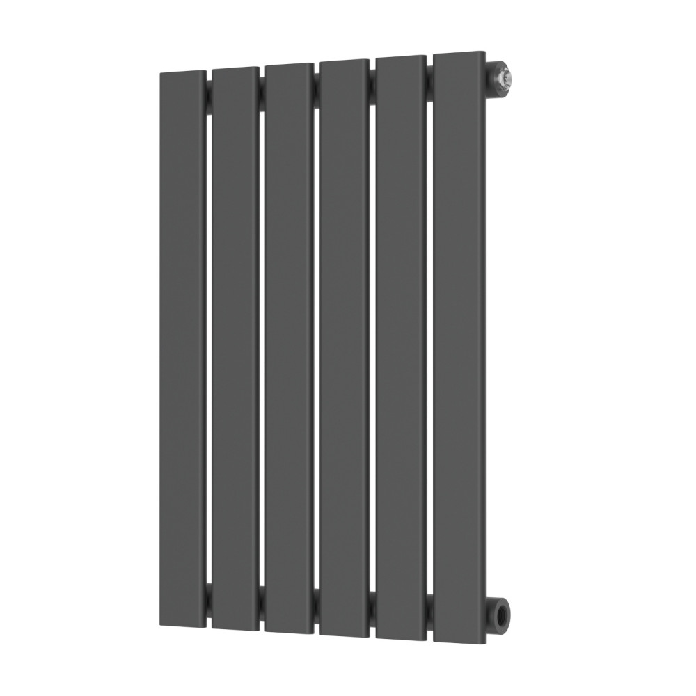 Scudo Bravo 600 x 410mm Horizontal Single Designer Radiator in Anthracite