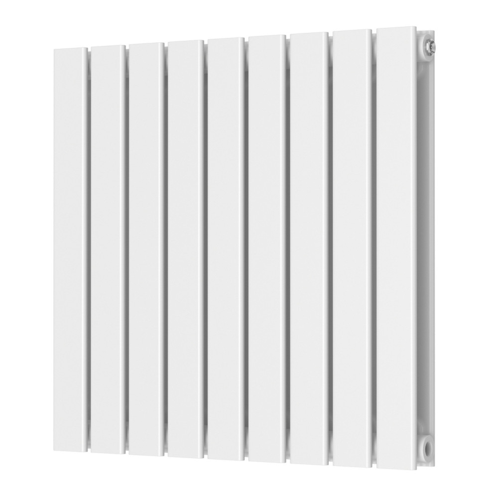 Scudo Bravo 600 x 614mm Horizontal Double Designer Radiator in White