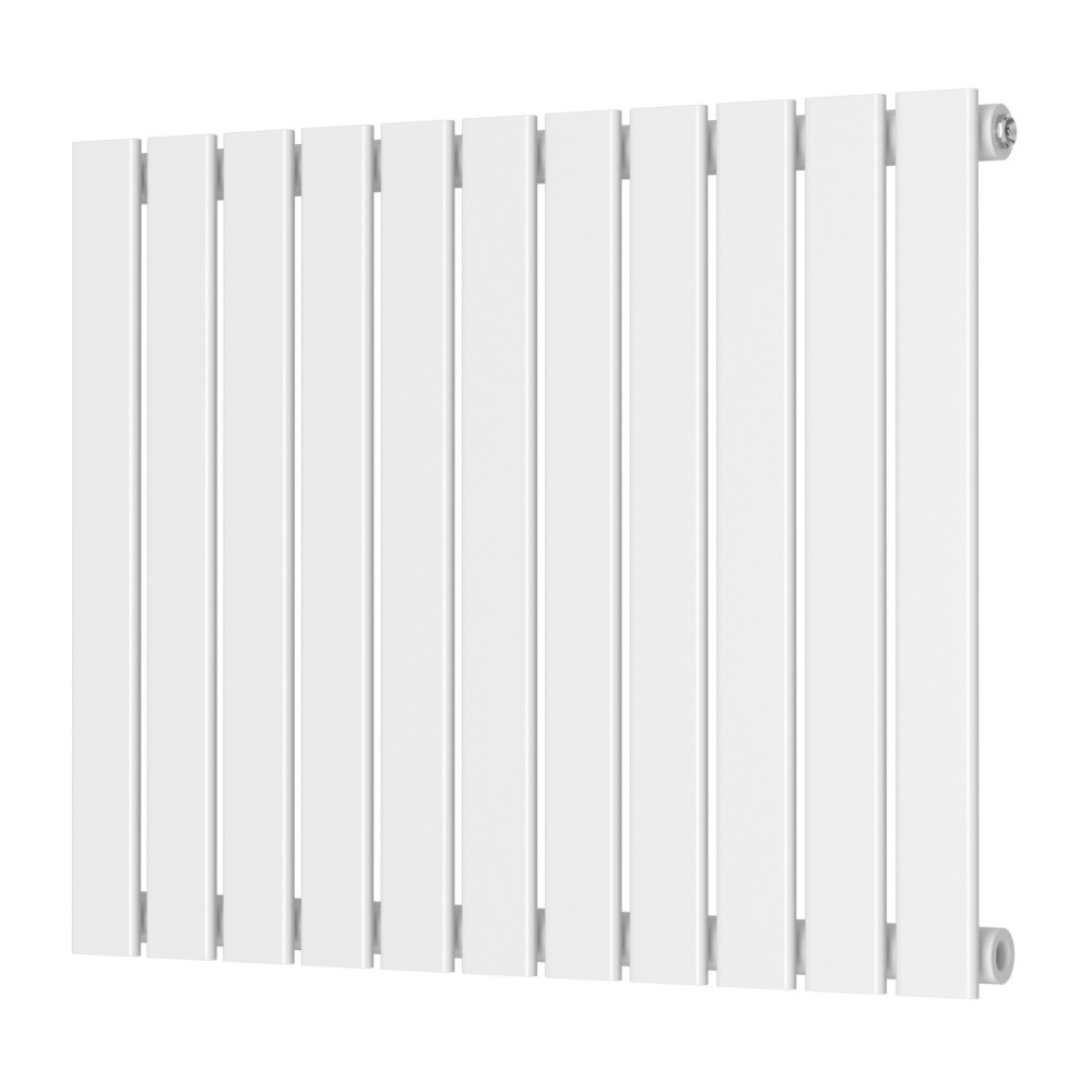 Scudo Bravo 600 x 750mm Horizontal Single Designer Radiator in White
