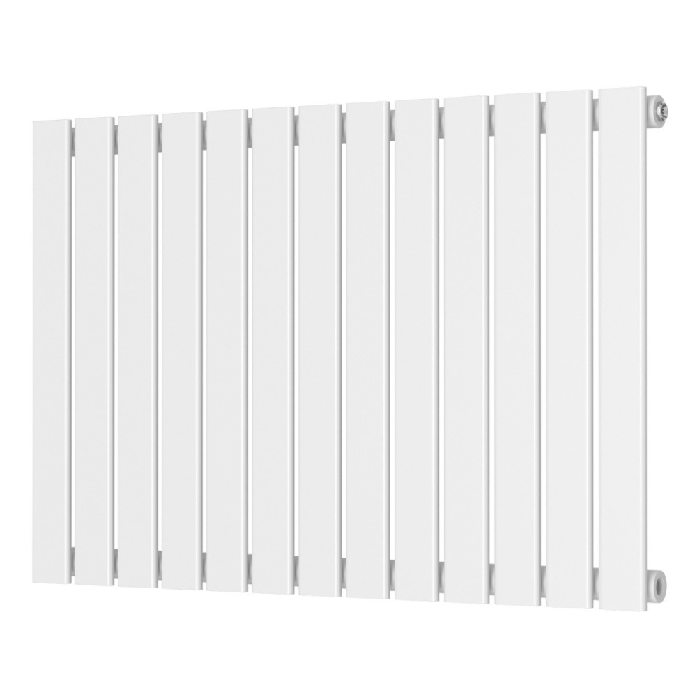 Scudo Bravo 600 x 886mm Horizontal Single Designer Radiator in White