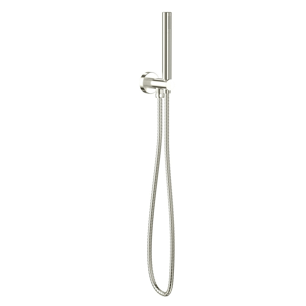 Scudo Brushed Nickel Handset with Outlet and Holder