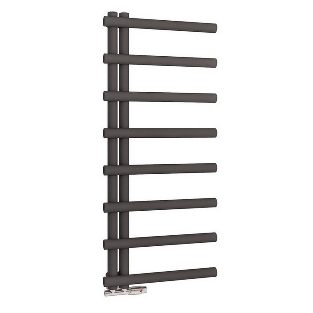 Scudo Carlo 1150 x 500mm Designer Towel Radiator in Carbon Anthracite