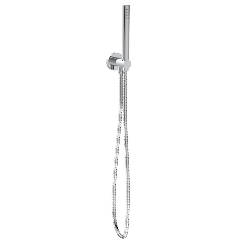 Scudo Chrome Handset with Outlet and Holder