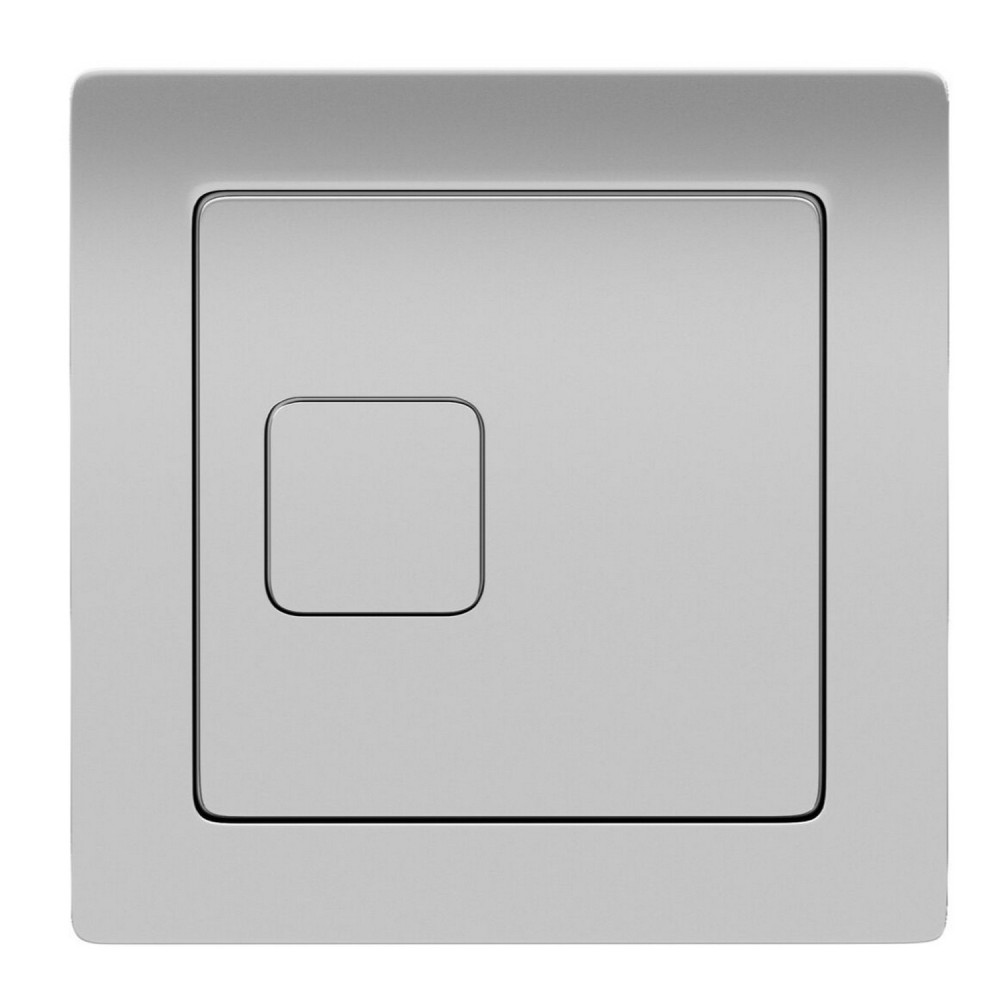 Scudo Chrome Square Dual Flush Button