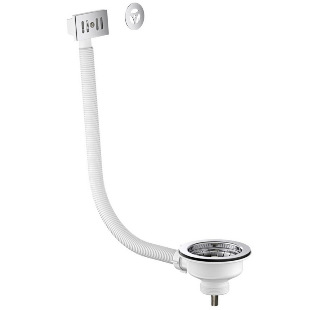 Scudo Chrome Universal Kitchen Sink Waste