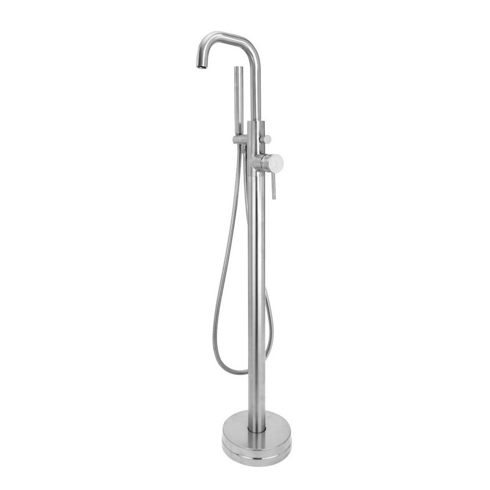 Scudo Core Freestanding Bath Shower Mixer in Chrome