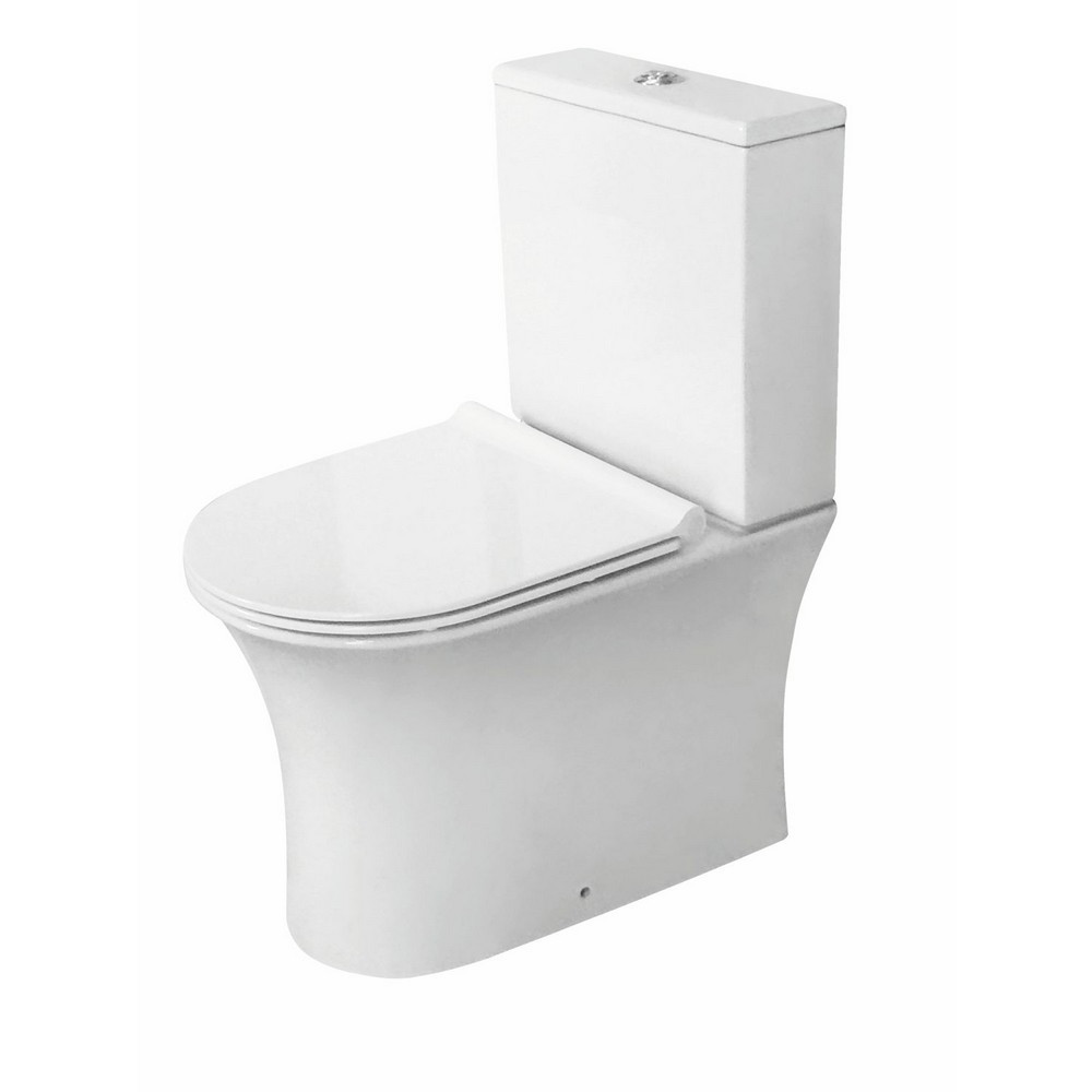 Scudo Deia Rimless Closed Back Pan with Cistern & Soft Closing Seat (1)