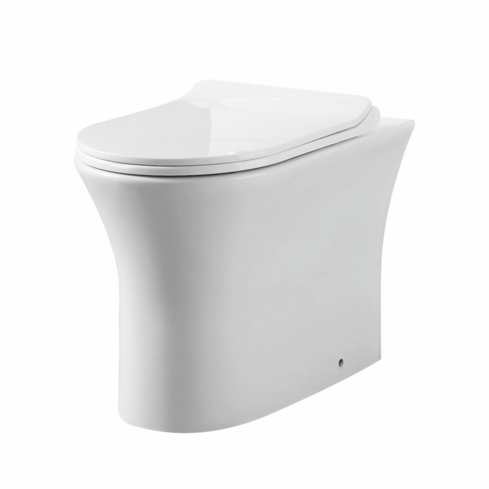 Scudo Deia Rimless Comfort Height Back to Wall Pan & Soft Closing Seat