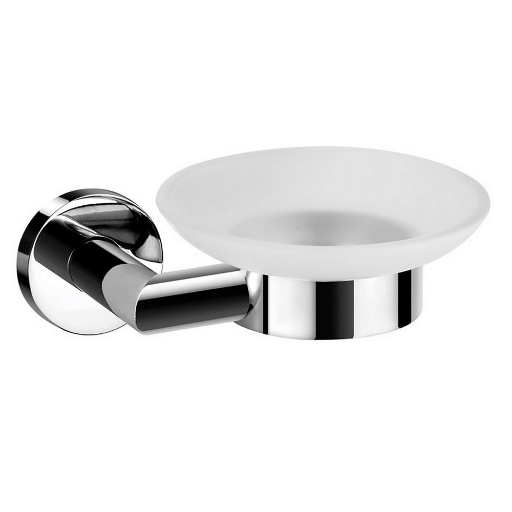 Scudo Delta Soap Dish Holder in Chrome