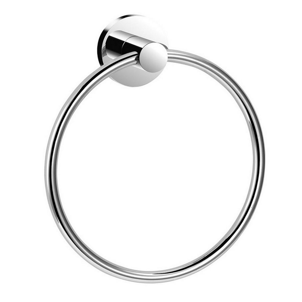 Scudo Delta Towel Ring in Chrome