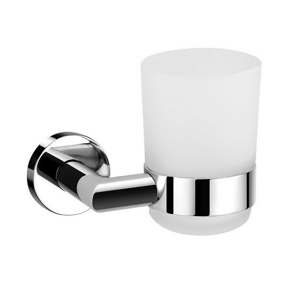 Scudo Delta Tumbler Holder in Chrome
