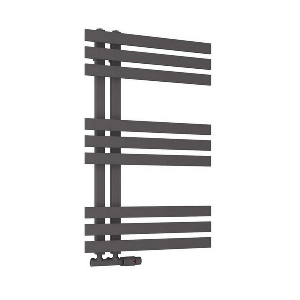 Scudo Elizabeth 800 x 500mm Designer Towel Radiator in Carbon Anthracite
