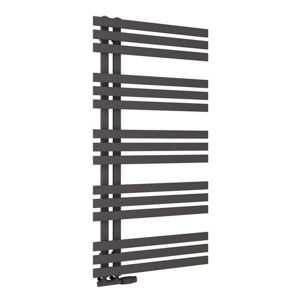 Scudo Elizabeth 1200 x 600mm Designer Towel Radiator in Carbon Anthracite