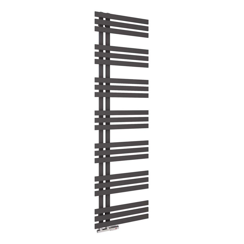 Scudo Elizabeth 1800 x 600mm Designer Towel Radiator in Carbon Anthracite