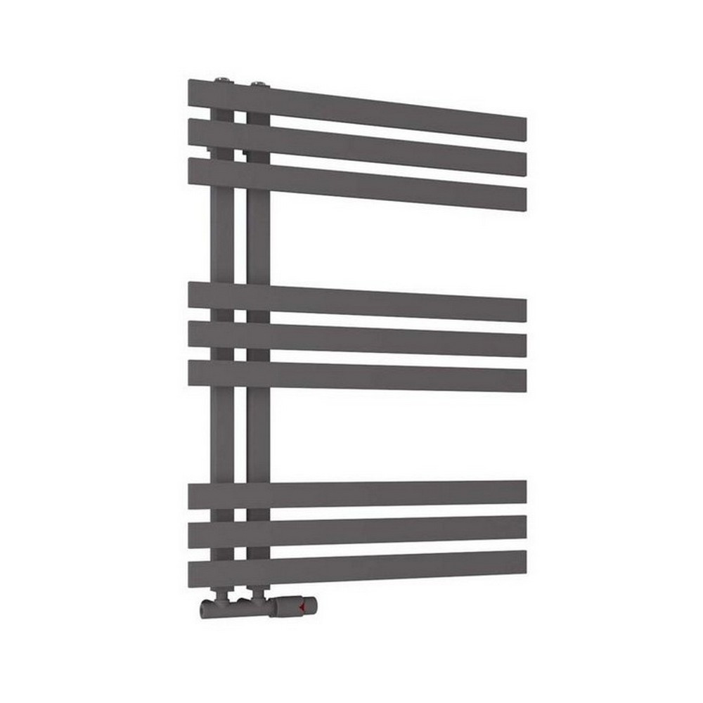 Scudo Elizabeth 800 x 600mm Designer Towel Radiator in Carbon Anthracite
