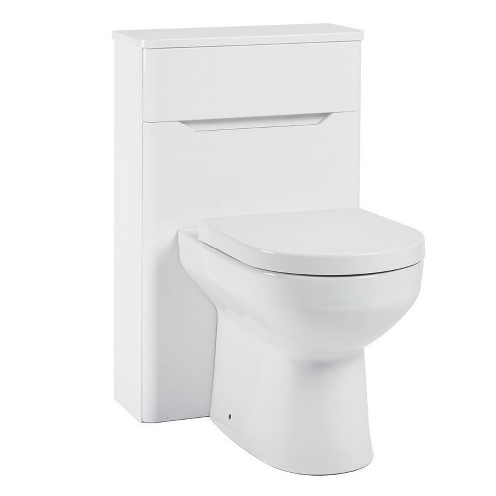 Scudo Ella 500mm WC Unit in Gloss White