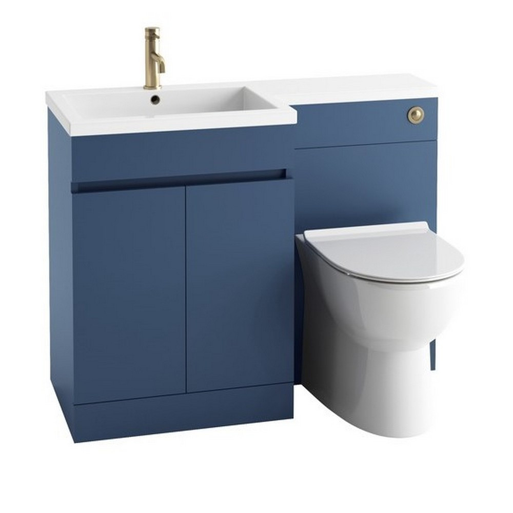 Scudo Empire 1100mm Left Handed Furniture Pack in Matt Twilight Blue (1)