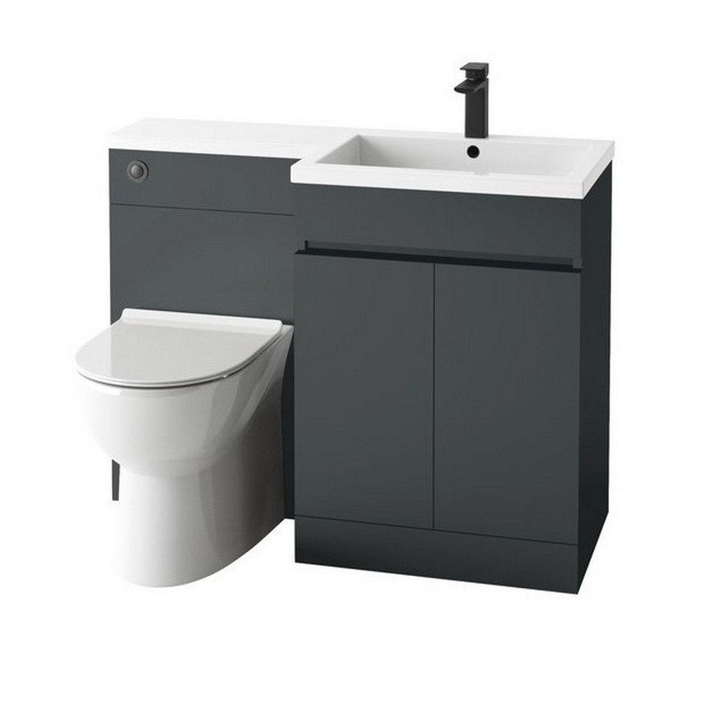 Scudo Empire 1100mm Right Handed Furniture Pack in Matt Anthracite