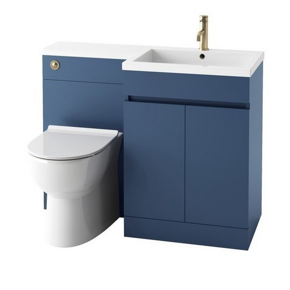 Scudo Empire 1100mm Right Handed Furniture Pack in Matt Twilight Blue (1)