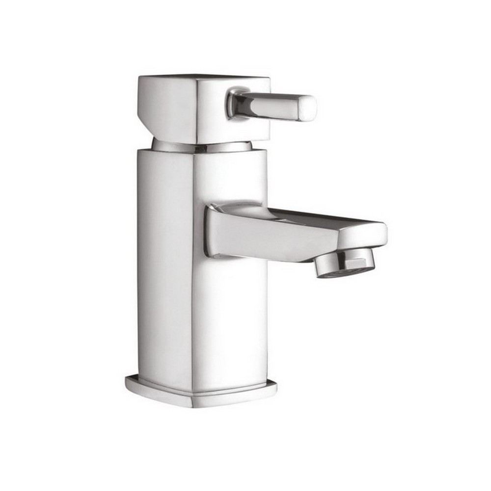 Scudo Forme Mono Basin Mixer with Push Waste in Chrome