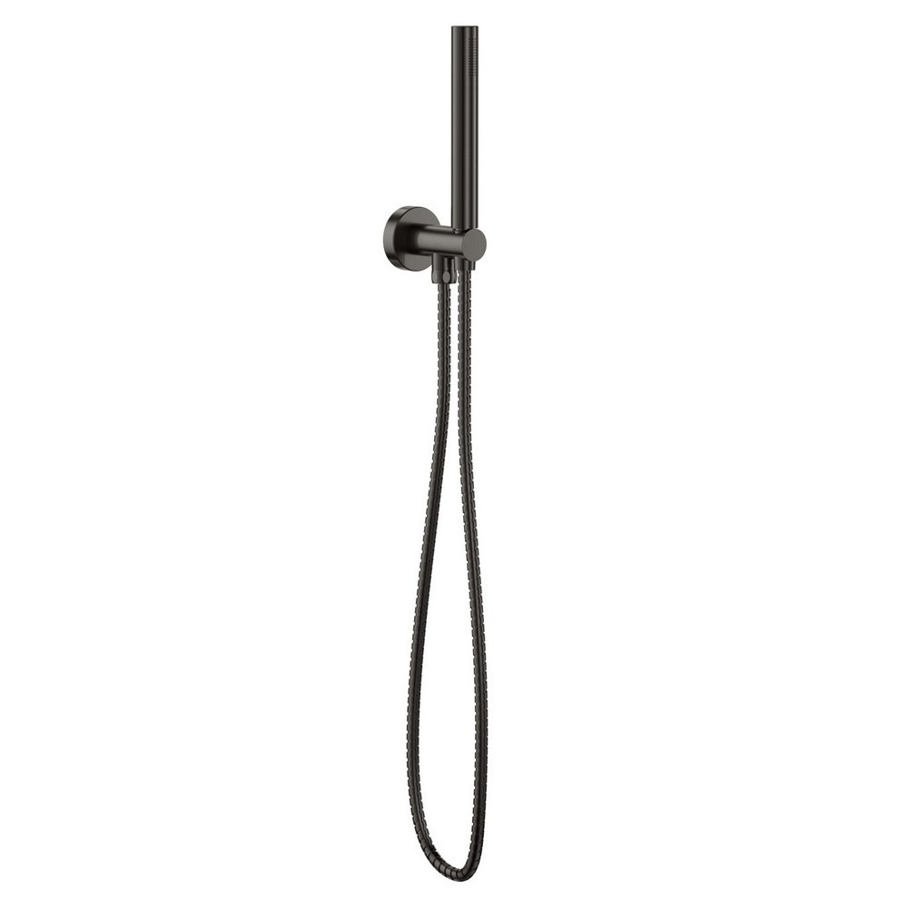 Scudo Gunmetal Handset with Outlet and Holder