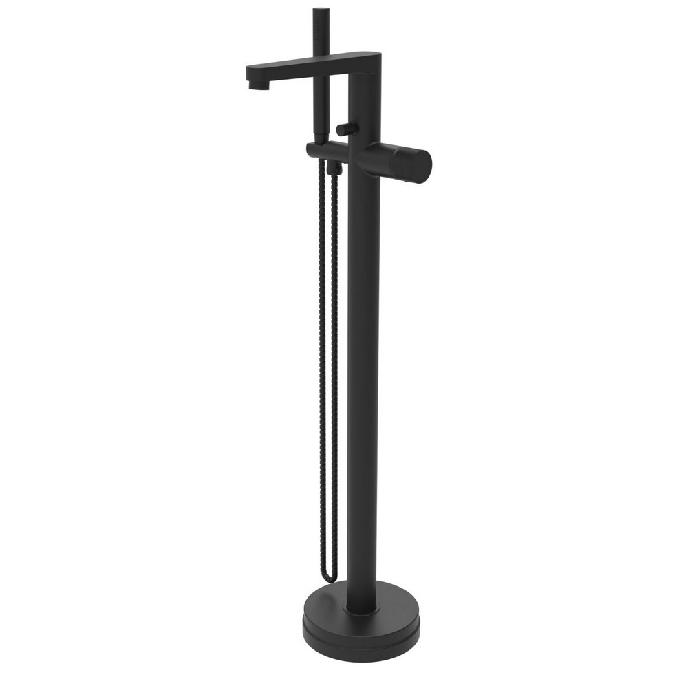 Scudo Koko Black Freestanding Bath Shower Mixer