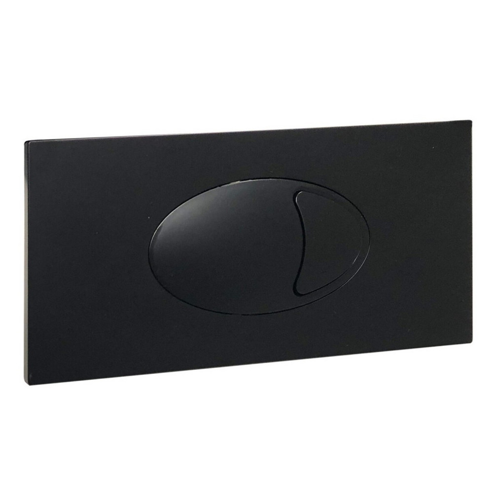 Scudo Large Black Dual Flush Plate and Access Panel