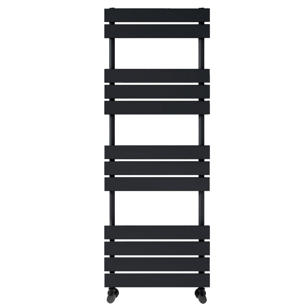 Scudo Life 1200 x 450mm Towel Radiator in Black