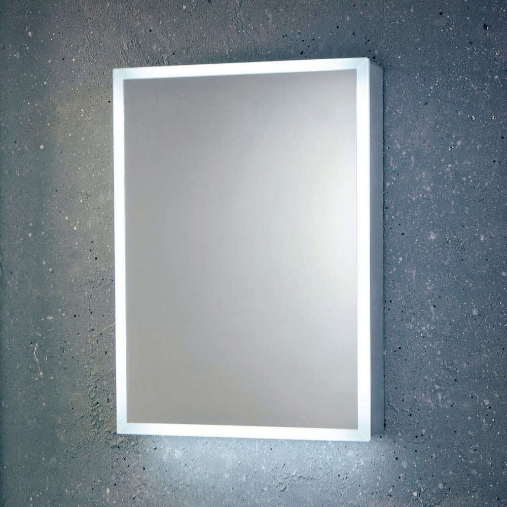 Scudo Mia LED 500 x 700mm Single Door Mirror Cabinet (1)