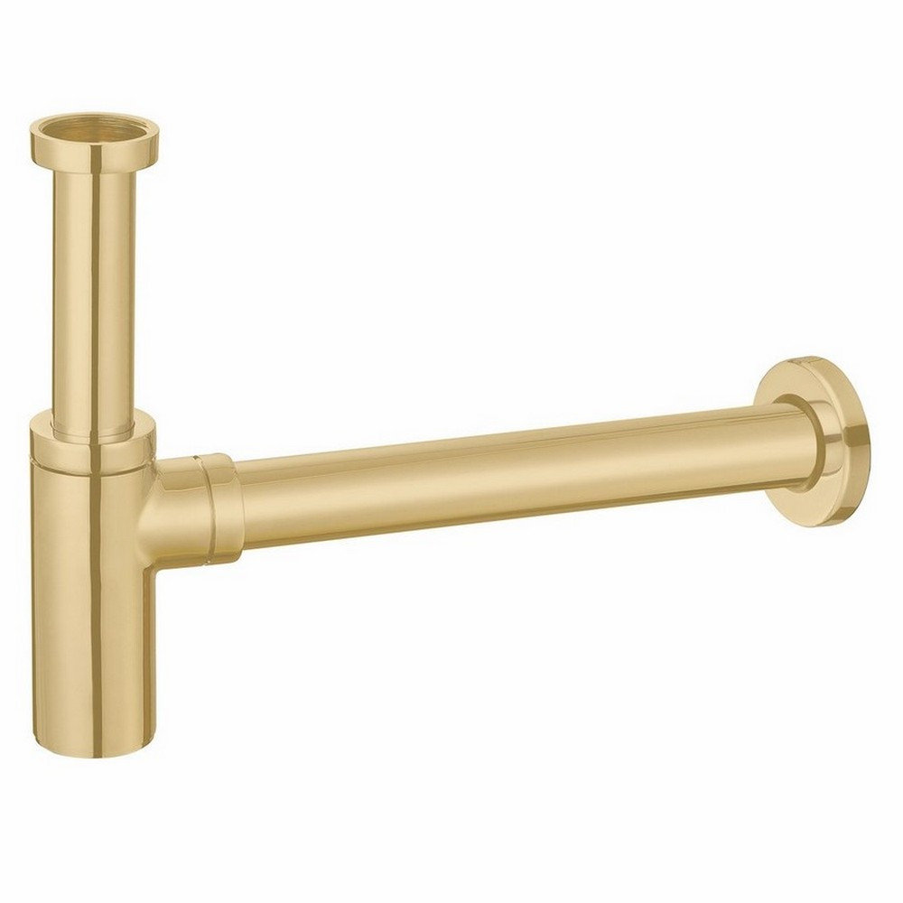 Scudo Minimalist Bottle Trap in Brushed Brass