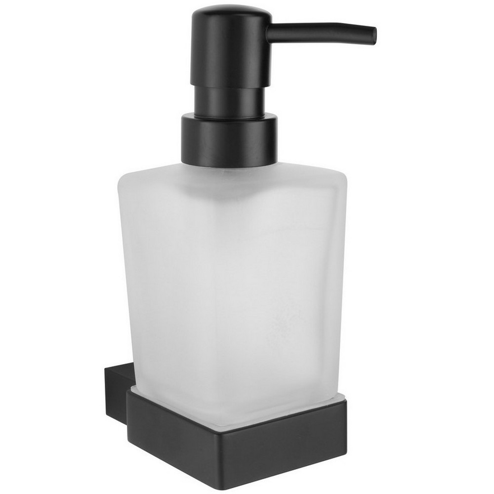 Scudo Mono Soap Dispenser in Matt Black (1)