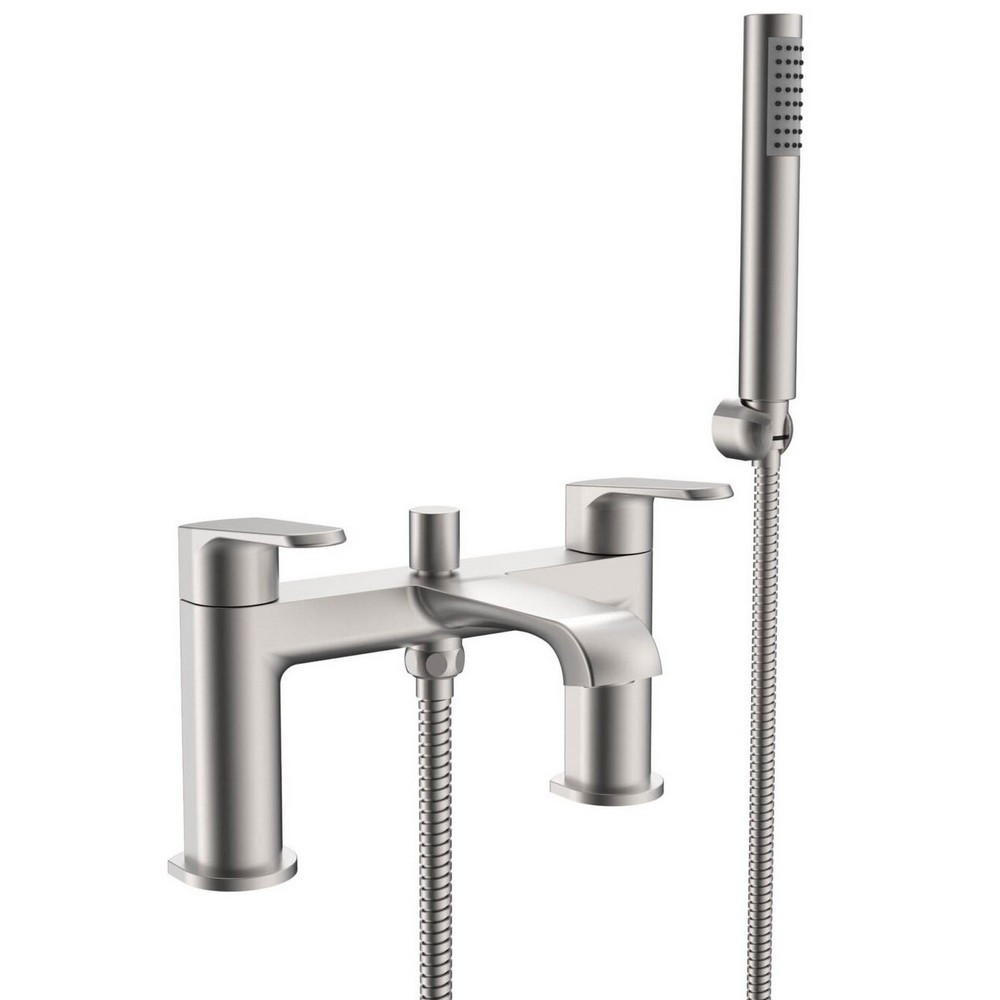 Scudo Montana Bath Shower Mixer in Brushed Nickel