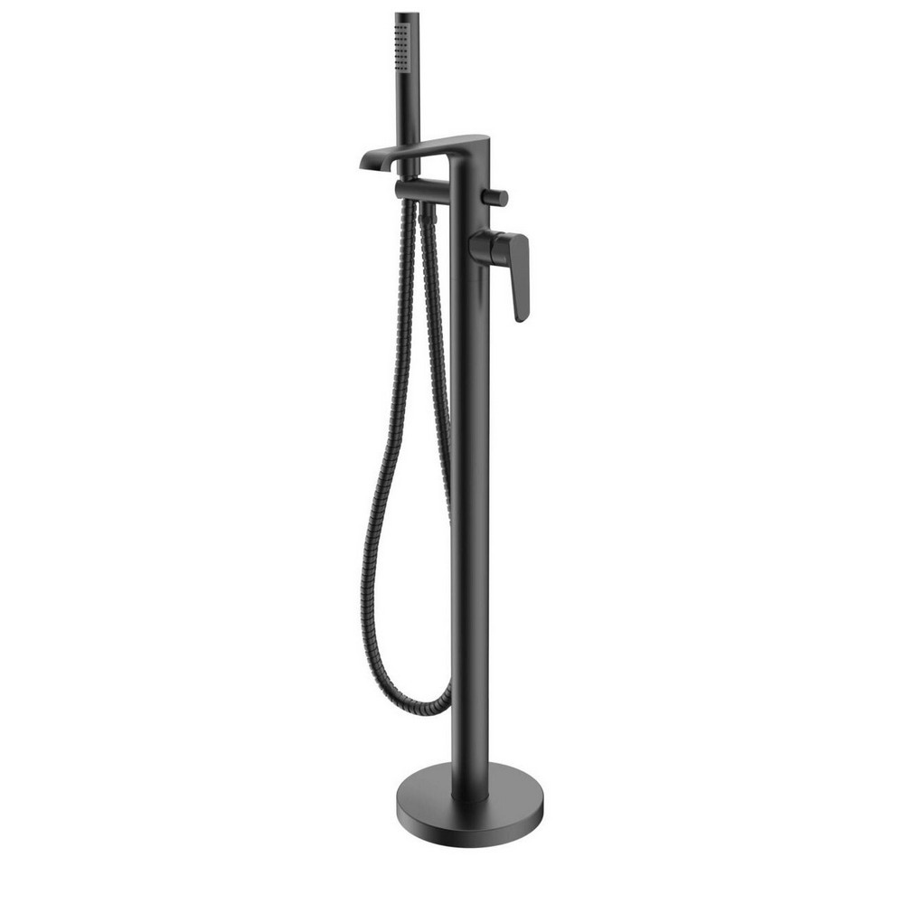 Scudo Montana Freestanding Bath Shower Mixer in Gunmetal