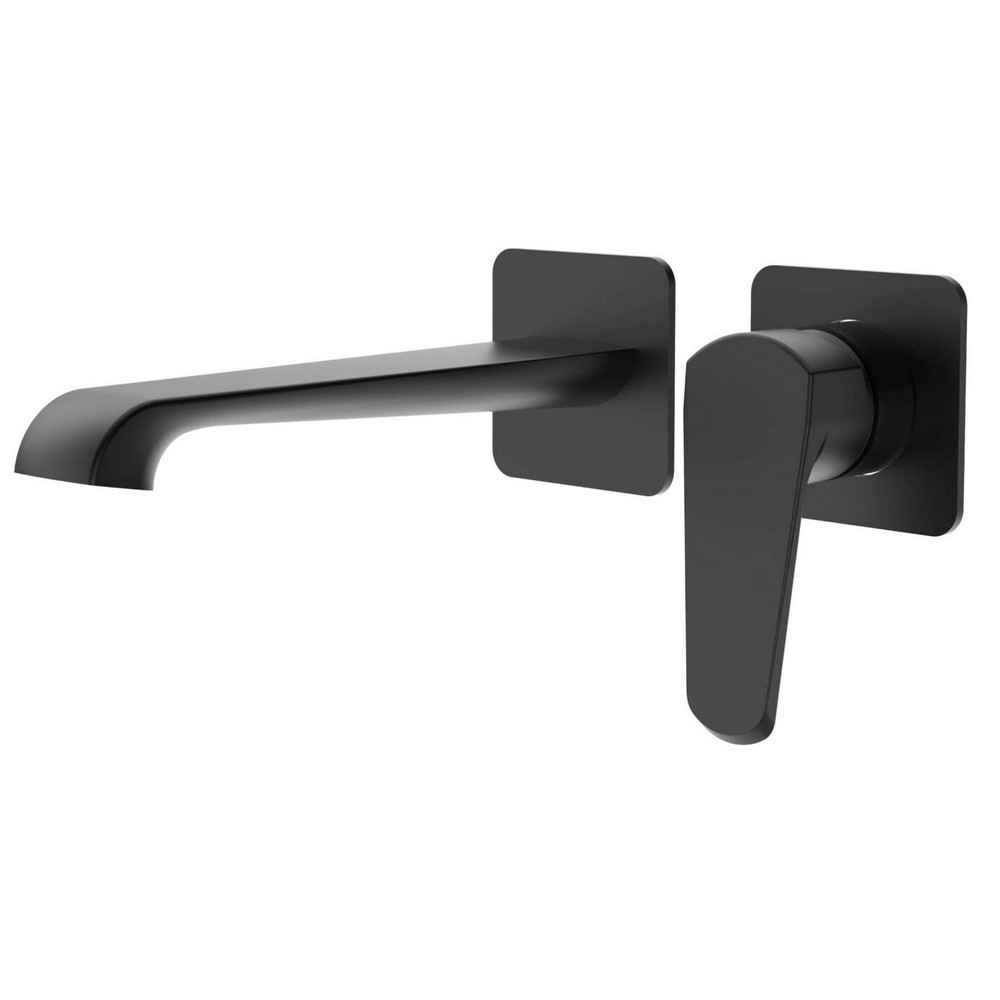 Scudo Montana Wall Mounted Basin Mixer in Black